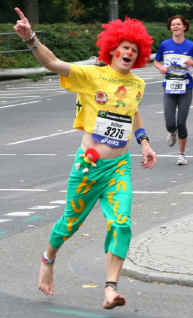 barfuß Marathon laufen