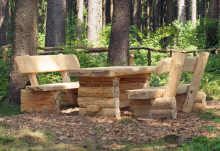 Barfußpfad Holzminden Sitzgruppe